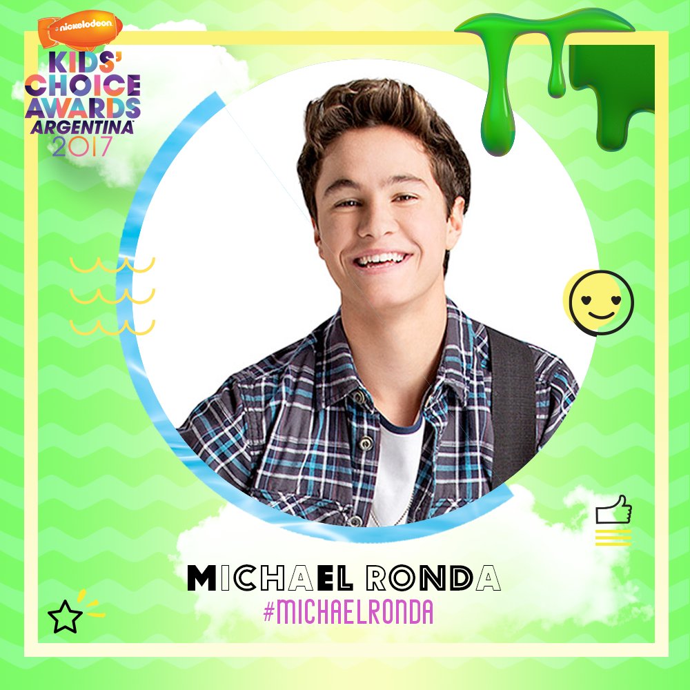 NickelodeonLA's tweet photo. ¡¿Quieres ver a @Michaelronda en la final!? 🙆🏻 ¡No dejes de votar usando #MichaelRonda #KCAArgentina en todos tus tuits! 🔁💚 ¡UN RT= UN VOTO! https://t.co/TJ33joUe1B