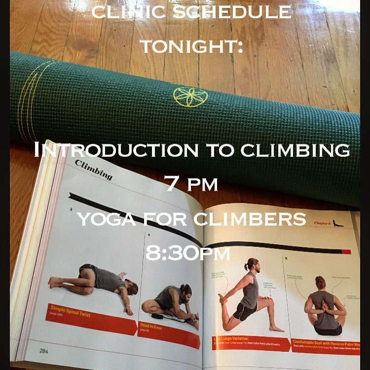 Thursday clinics at MPHC climbing gym are FREE for #members and day pass #climbers. Come join us! #ThursdayMotivation #Manhattan