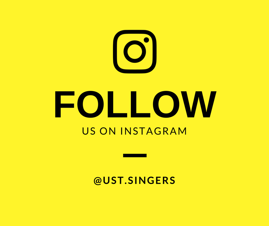OfficialUSTS's tweet photo. We're now on Instagram!
Follow us: @ust.singers! :)
#USTSingers2017 #USTS #25OurTime https://t.co/lc0fNHDYOM