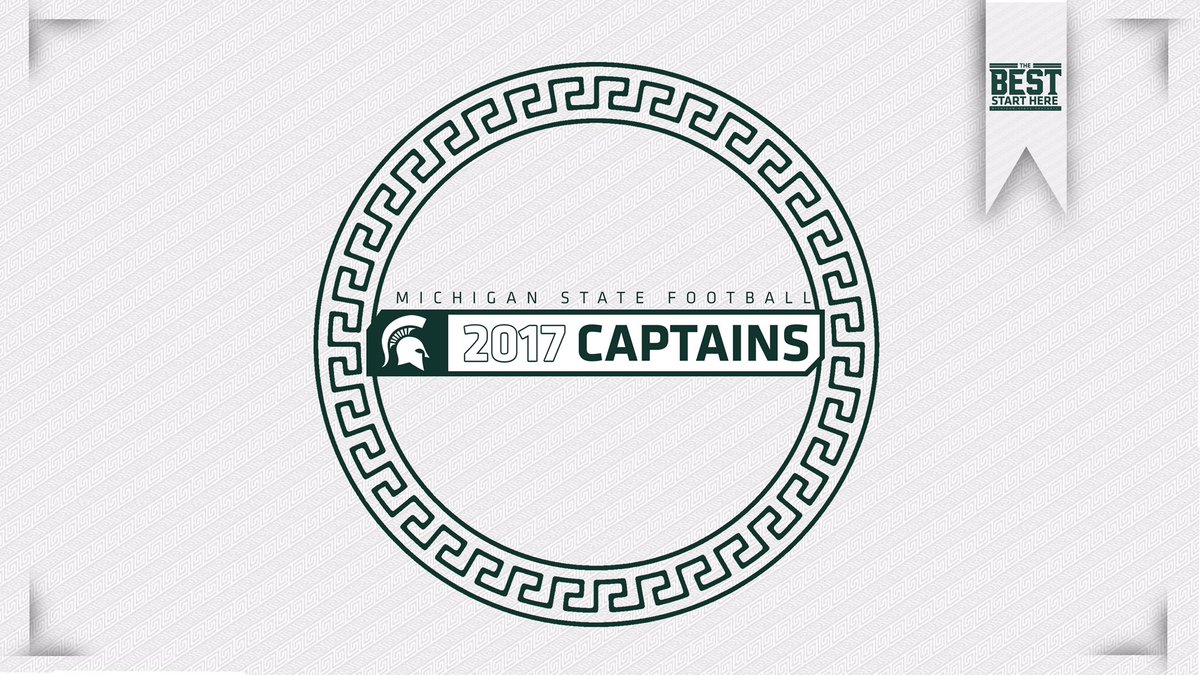 MSU_Football's tweet photo. 2017 Spartan Football Team Captains #TheBestStartHere https://t.co/c47azqipqH