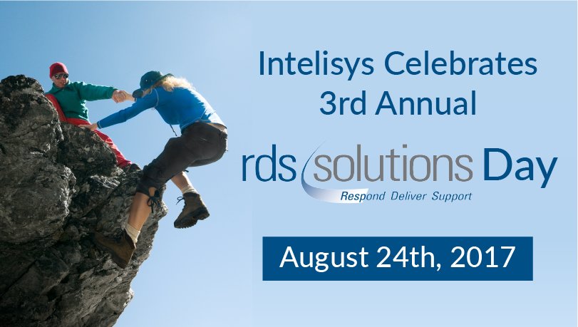 IntelisysCorp's tweet photo. We're thrilled to celebrate #Platinum #SalesPartner @RDSSolutions on the 3rd Annual RDS Solutions Day! Huge congratulations on your success. https://t.co/rSCXn4bFB6