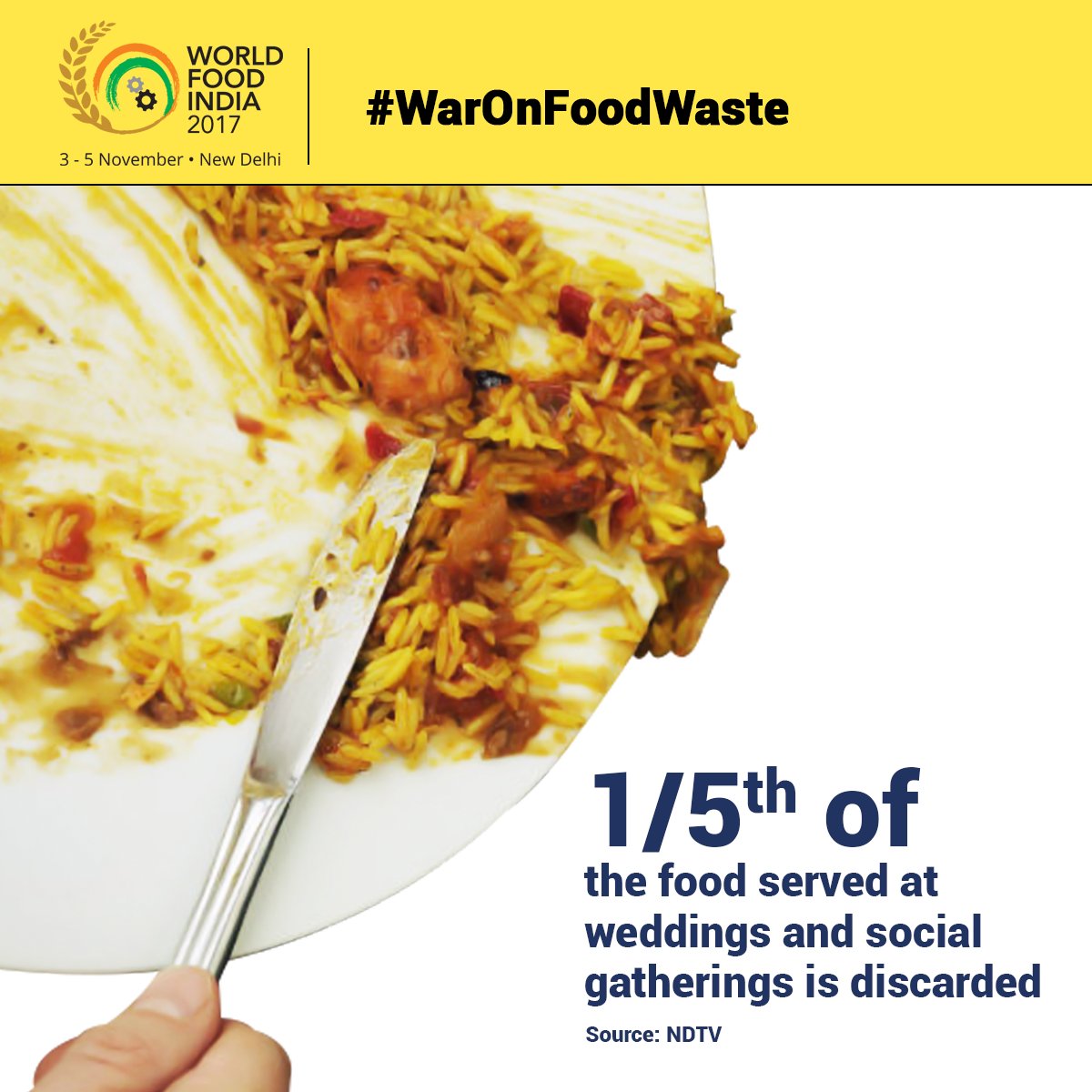 FactFile01's tweet image. BBC India- A person, most often child dies of hunger every 10 seconds, lets join hands to save food😞🙏 #WarOnFoodWaste  @worldfoodindia