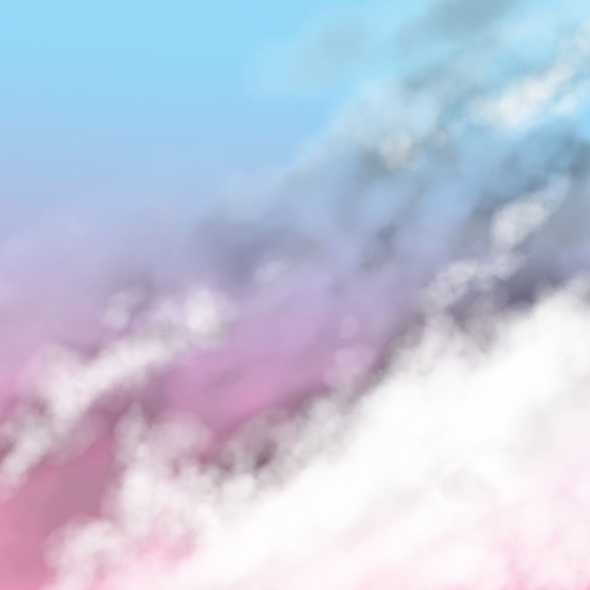 みじんコ王国 V Twitter 空ブラシ試し描き ピンク 水色の空はかっこいいと思うーのですが画像で伝えられないのがつらい かっこいい空 練習します W W
