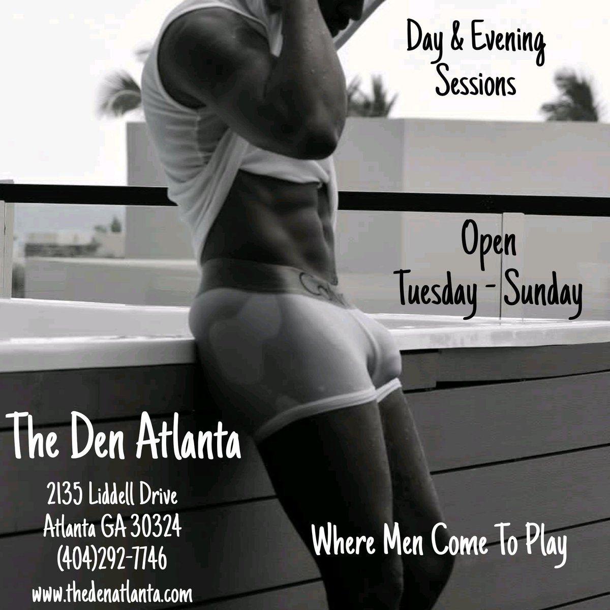 thedenatlanta's tweet photo. Come join us for our #MIDDAYSESSION 11am-3pm https://t.co/4Q9jE8dmTv