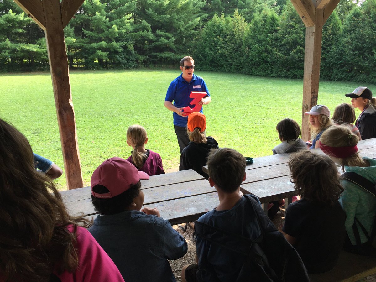 YGuelph's tweet photo. Thank you @CamGuthrie for visiting #GuelphY #CampConestogo this morning and playing #3ThingsforCanada bingo w. the campers! #GuelphProud https://t.co/ttA5863Edq