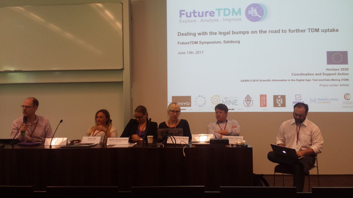 FutureTDM's tweet photo. Report on the recent #FutureTDM Symposium on the future of #textmining #datamining #TDM at @iDSC_2017: https://t.co/dbwnoi6r9J https://t.co/zx720L9JJq
