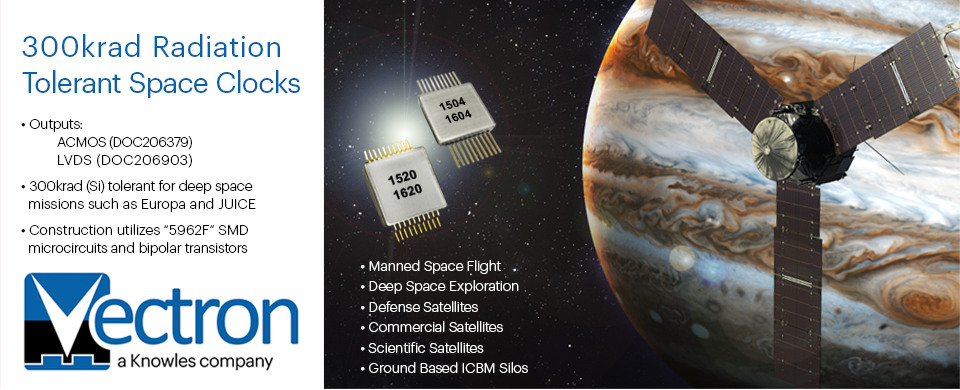 Vectron_Intl's tweet photo. Our #300krad Radiation Tolerant Space Clocks are ready for orbit! Visit our space page for more details: https://t.co/1eFuSxWALD #deepspace https://t.co/W6IWwWPnh9