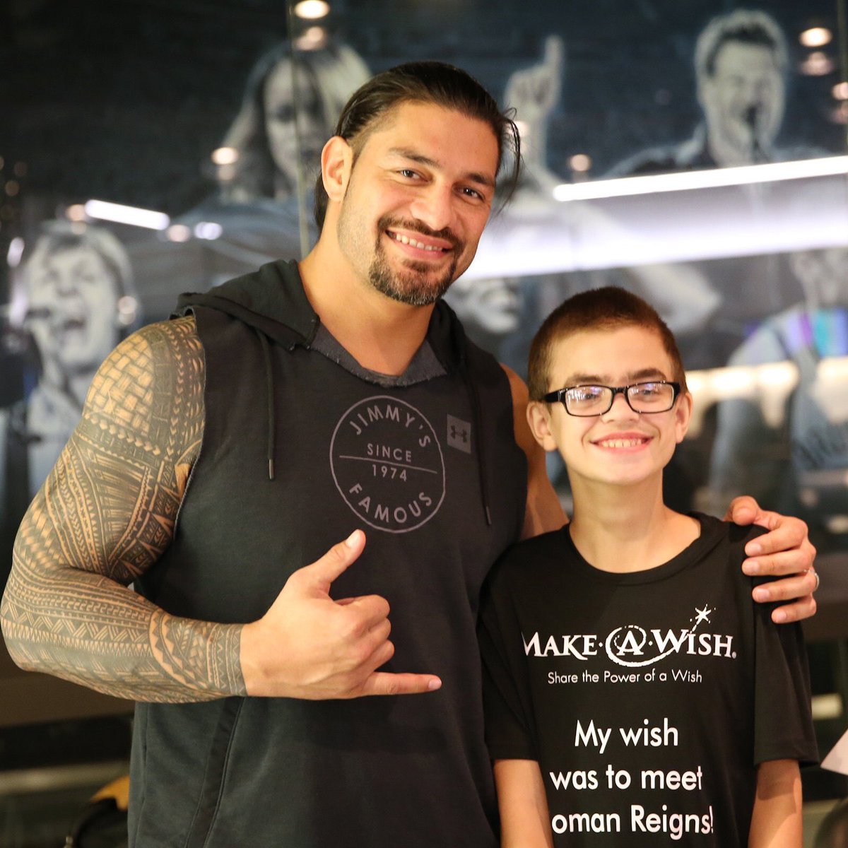 JimmysSeafood's tweet image. 🙌🏽 We did it! Thanks to you, we will be donating $12,200.00 to @MakeAWish on behalf of @WWERomanReigns and the #RomanEmpire! 🙏🏾