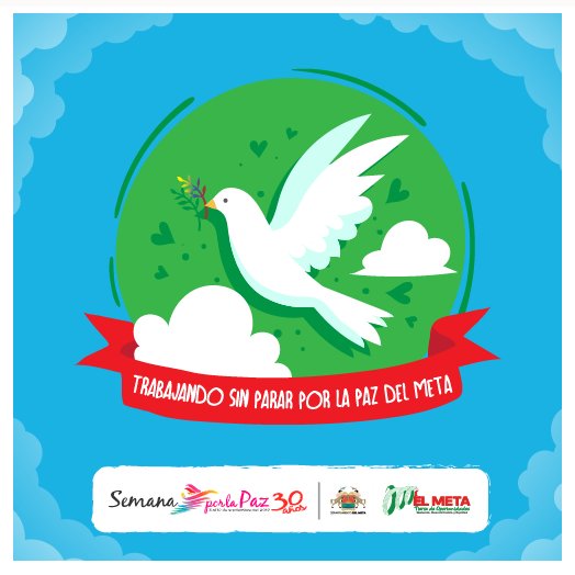 OCADMETA's tweet photo. #OcadMeta se suma al twitteratón de la #SemanaporlaPaz30 y trabaja en la estructuración de proyectos que contribuyan al fin de la violencia https://t.co/jXz4S2GEOh