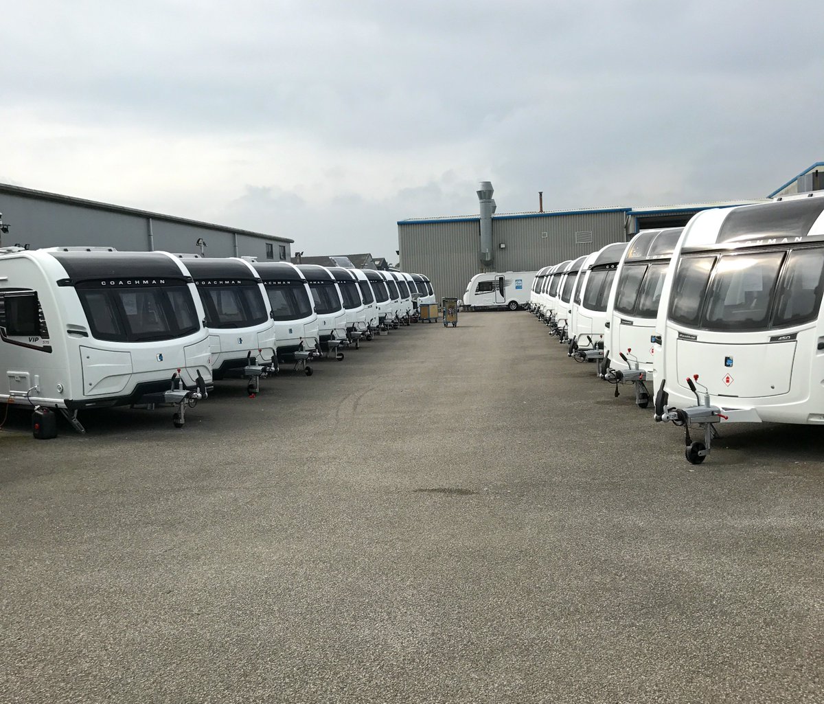 TailoredCovers's tweet photo. We're delighted to be the only manufacturer invited to cover the brand new @CoachmanCaravan 2018 models. #newmodels #towpros #tailoredcovers https://t.co/w8ohYfhxev