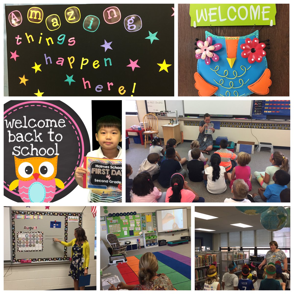 Happy first day of School! So many happy students and learning already! #d60learns