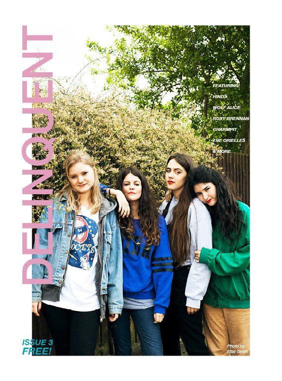 delinquentmag's tweet photo. The big reveal! @hindsband are our cover band for issue 3! Our Crowdfunder is still open too so go grab some goodies
https://t.co/1QLXoPTkO5 https://t.co/mAFrye55mi