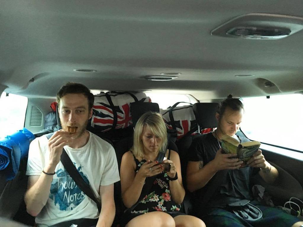 thetroublenotes's tweet photo. #backseatcrew #mrcookie #mshardwork #mrintellectual #travelingmusicians #travelingtheworld #wanderlust #thetrouble… https://t.co/uC9M4zRnOz https://t.co/Jp6Mg2O7hm