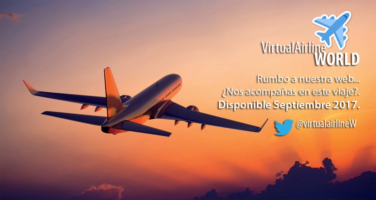 VirtualairlineW's tweet photo. Tenemos algo muy emocionante que contar a todas las V.A.s y usuarios de @IVAOES @IVAO … Muy pronto…😃 https://t.co/xURntIimdh