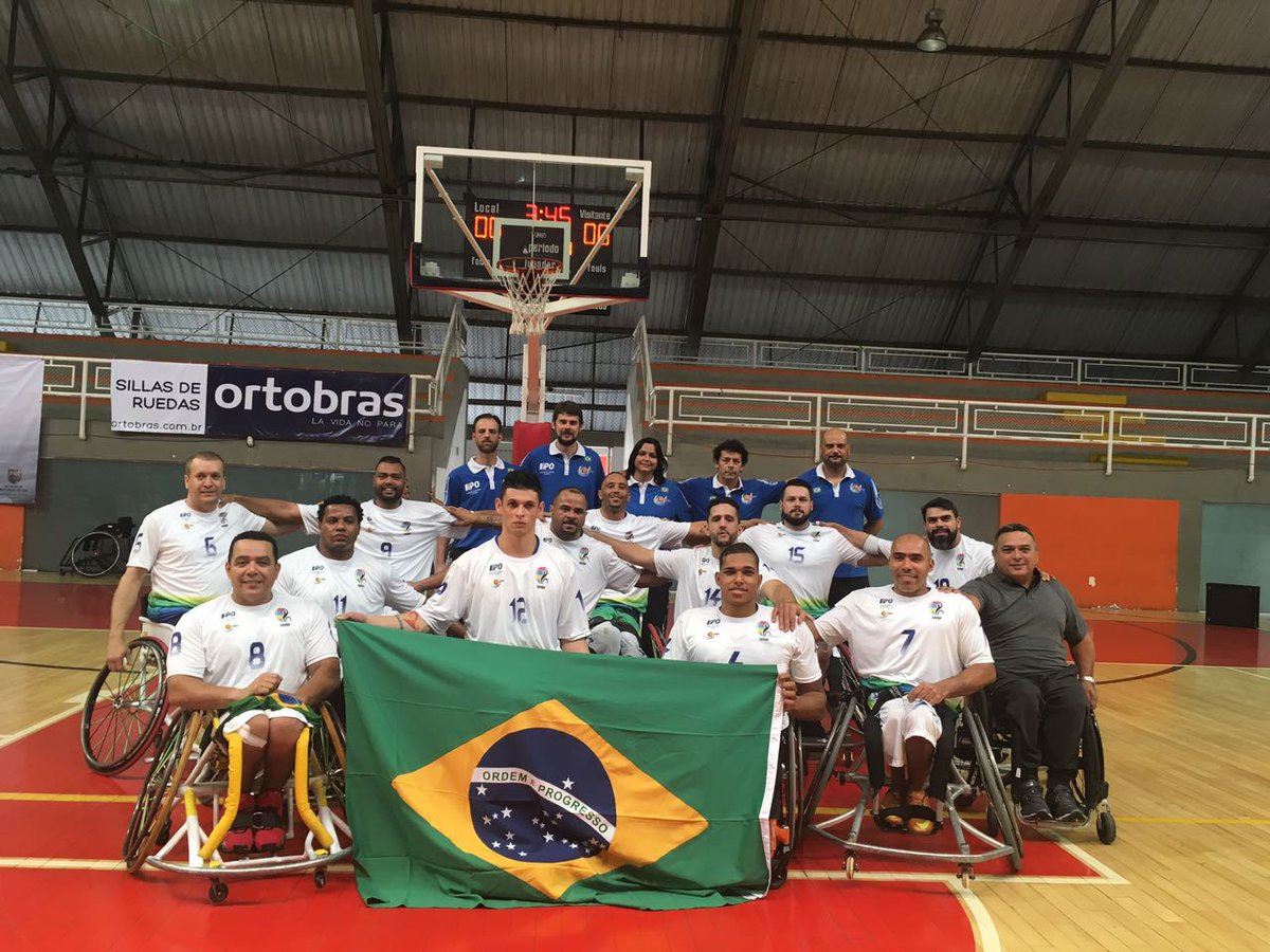 Basquetecadeira's tweet photo. Seleção masculina estreia agora contra o México na #CopasAmericaBSR2017. Todo mundo na torcida! https://t.co/HBhXPVetKB