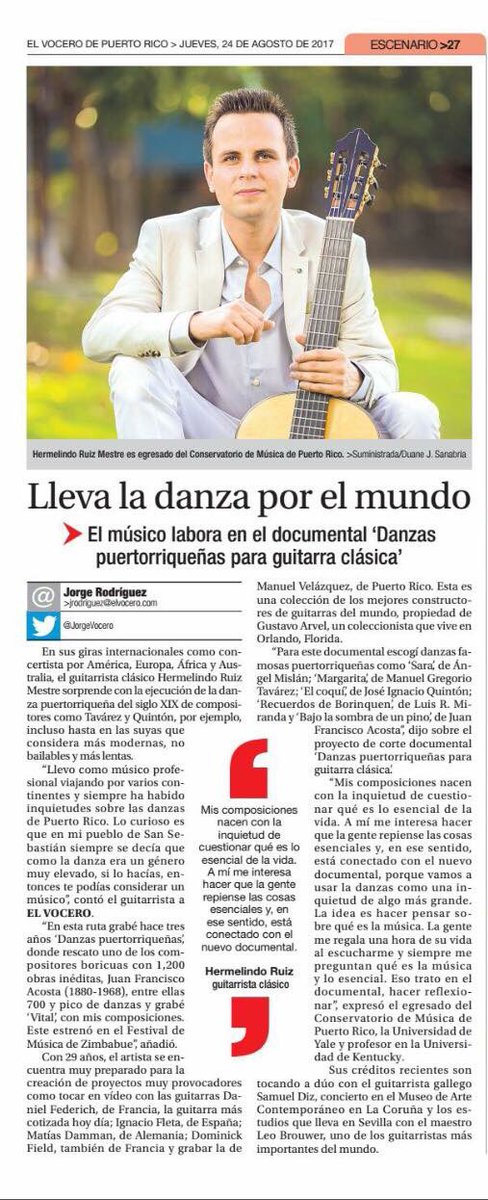 marka2pr's tweet photo. El amigo compositor y guitarrista @HermelindoRuiz en @VoceroPR.
Gracias Jorge Rodríguez... https://t.co/HoY2GfEQdX