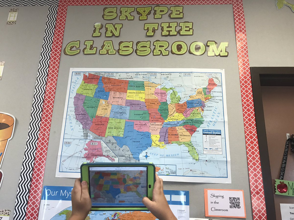 HollandEdTech's tweet photo. Practicing our #MysterySkype for tomorrow w/ @Heather21632415 using @Seesaw! Kids are in ๐! #TBK8Hero #HCPSTeach #HCPSB2S https://t.co/Vk8MYuTkGa