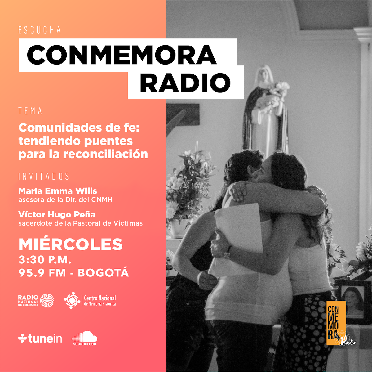 ¿Cómo las comunidades de fe tienden puentes para la reconciliación? Escúchalo aquí bit.ly/2w1TK2c