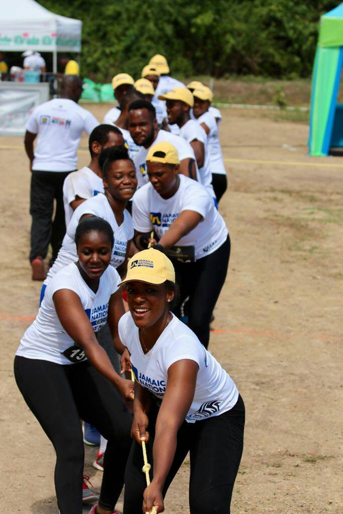 JNFoundation's tweet photo. The @JamaicaNational fam was out in their numbers to make the dream work as we participated in the Guardmen Games elimination
#JNStrong
#tbt https://t.co/mrH6XTzK1b