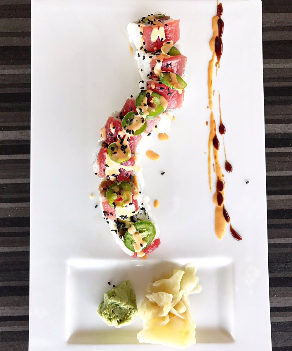 I don't always... eat sushi. But when I do, I post a picture of it to Instagram📸 #sushiallday 🍱😻| #cicciowater