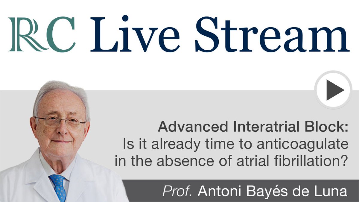 radcliffeCARDIO's tweet photo. Advanced interatrial block: is it time to anticoagulate in the absence of #AF? Live stream 25th 17.15 https://t.co/6myR4OjGvq #ISCP2017 https://t.co/QLiGvp7MrC
