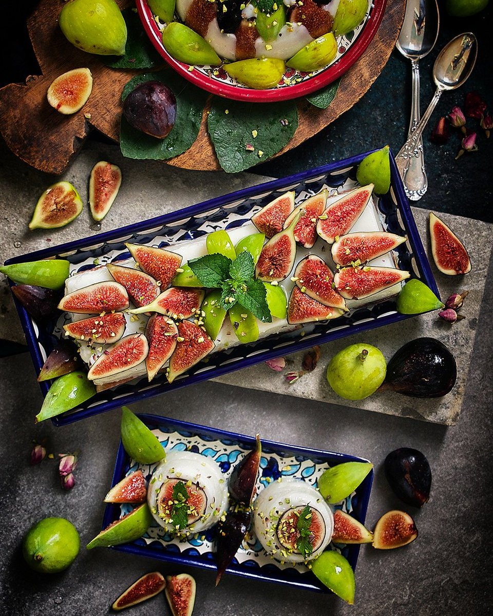 PopPalestine's tweet photo. It's fig time! Let's prepare #muhallabia, a milk #pudding 🍃🍃🍃❤❤❤ #recipe #desserts #dessert #hautescuisines #figs https://t.co/12QCYJT4RY