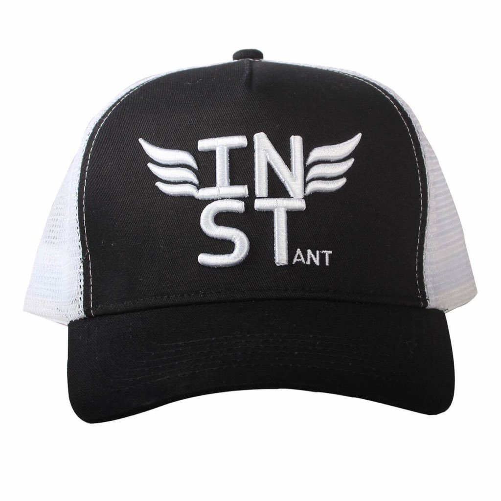 instantclo's tweet image. Our Blk "Elite" trucker only at £12.99 plus free postage for all orders contact us via email or DM 
Info@instantclothingofficial.com