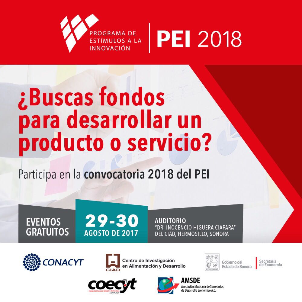 EconomiaSonora's tweet photo. Si buscas fondos para desarrollar un producto o servicio esta convocatoria es para ti.

#Sonora #Hermosillo https://t.co/u7mlPmLY5M