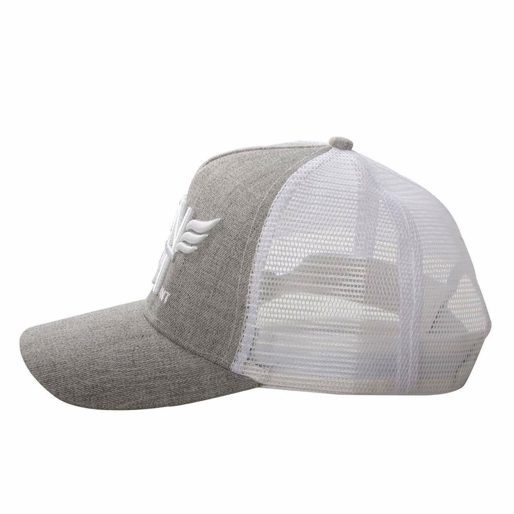 instantclo's tweet image. Our Grey "Elite" trucker only at £12.99 plus free postage for all orders contact us via email or DM 
Info@instantclothingofficial.com