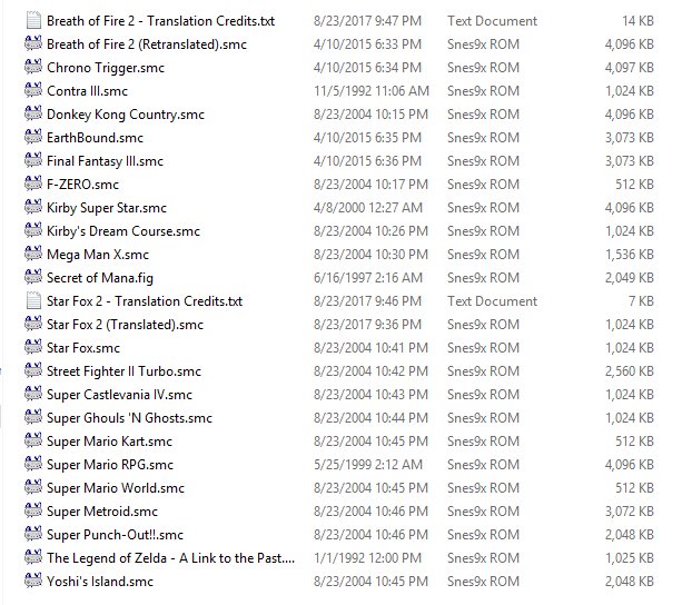 VirtualSNESMini's tweet image. Everything on the Classic including Star Fox 2 + Chrono Trigger &amp;amp; Breath of Fire 2 - because when you already have Square and Capcom why not
