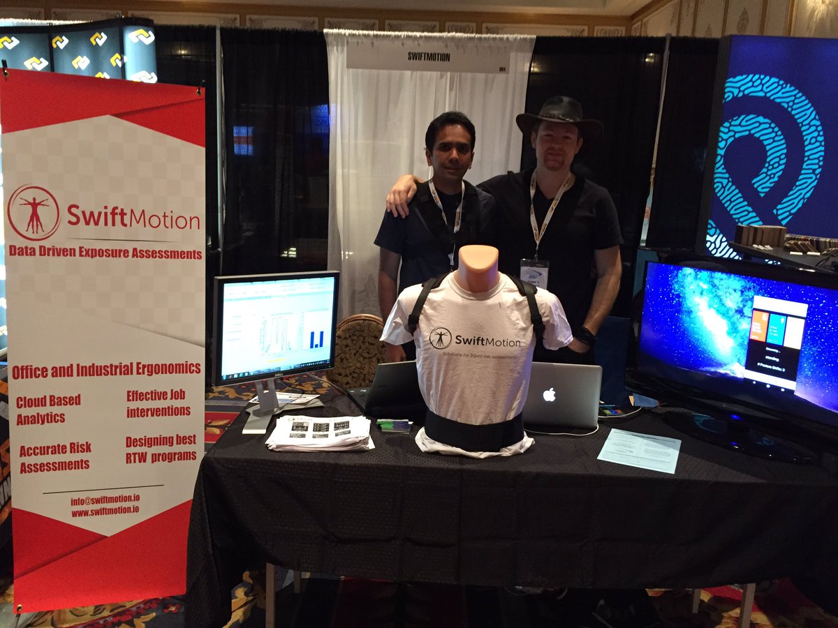 realSwiftMotion's tweet image. Check us out at booth 804. New Data driven exposure assessment tools for industrial and office ergonomics. #ErgoExpo