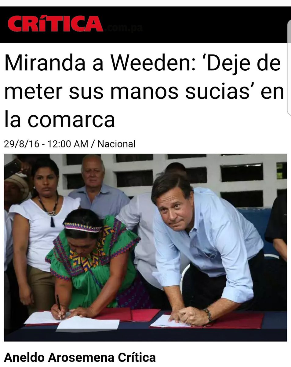 MirandaR_Kiad's tweet photo. #ProhibidoOLVIDAR #Varela inundó con #PHBB a comunidades Ngäbes con apoyo de Roberto #Bobi Eisenmman y el #ManoSucia de Alvin Weeden y otros https://t.co/SBhcTmZqZC