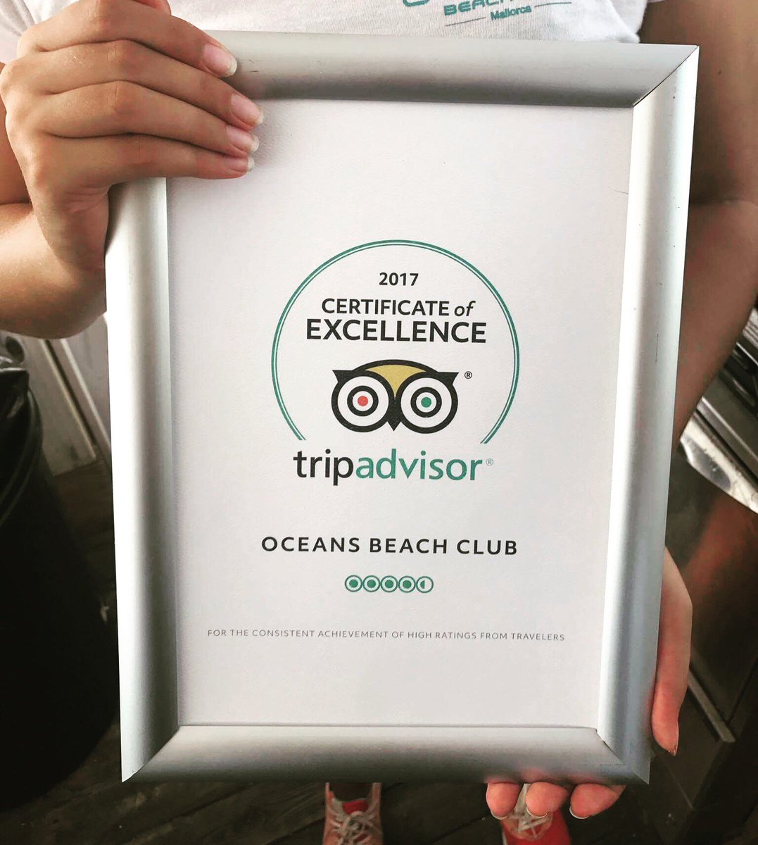 OceansBeachClub's tweet photo. Keeping service high. Thank you @TripAdvisor https://t.co/sDTEQpE4GU