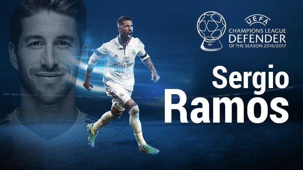 UEFALive2018's tweet photo. Sergio Ramos named #UCL defender of the season Real Madrid captain Sergio Ramos has won the Defender..
Download #app https://t.co/PZBi5NSwOs https://t.co/txoOm14wpZ