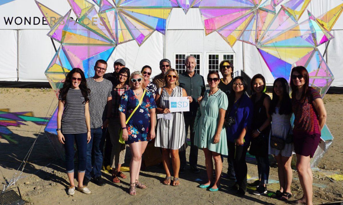 DeliciousBuzz's tweet photo. Members of @aigasandiego wondered through @wonderspaces on their #AIGASDFieldTrip
See more from their trip: https://t.co/SlB3XsyQQD https://t.co/G2evHqMrJx