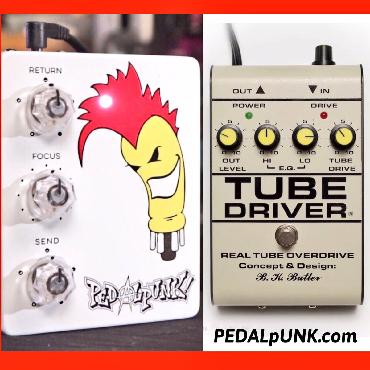 _PEDALpUNK's tweet image. 🔥nothing sounds like real ANALOG vacuum tube overdrive. Don't be duped by plugins that fail to mimic non-linearity.

PEDALpUNK.com
