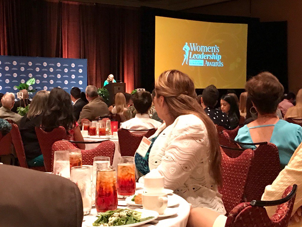 GingerHCarnes's tweet photo. Honoring women at San Antonio Business Journal's Women's Leadership Awards. #awcsa #SABJWomenLeaders https://t.co/3pkA4Mkc4W