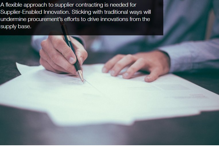 Do you need new contracts for Supplier Enabled Innovation? Read all about: bit.ly/2vwxoFJ #workingtogether #innovation #procurement