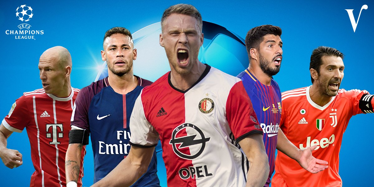 Het wordt een bloedstollende strijd voor Feyenoord! Champions League | vanaf 12 september bit.ly/2g9dqvi #uefachampionsleague