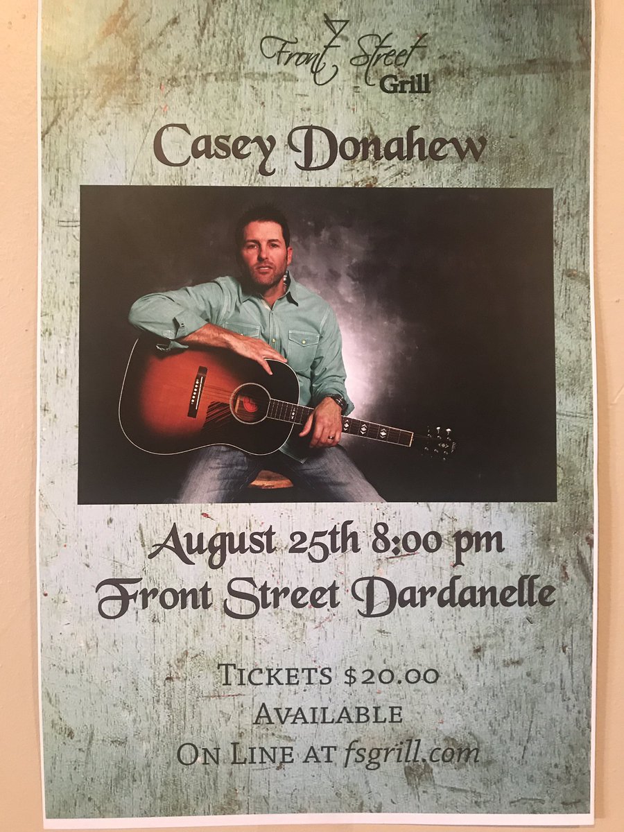 fsgrill's tweet photo. Casey Donahew All Night Party tomorrow night at Front Street Grill! https://t.co/iB4Kwz2cV3