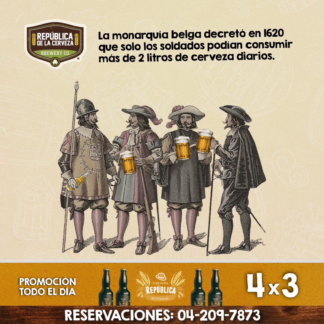 repdelacerveza's tweet photo. ¡La motivación perfecta para vivir! 💪

En #RepúblicaDeLaCerveza no es requisito ser soldado para disfrutar de 2 litros de cerveza🍻 https://t.co/CLgjc7USov
