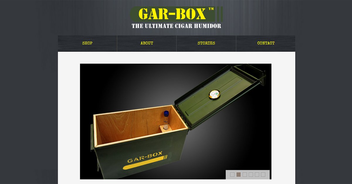 Have you visited our website lately? We've got a new look, with more Gar-Box info than you can shake a stick at! gar-box.com