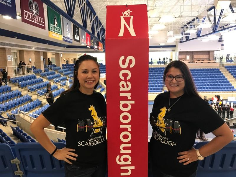 BrittMusicClass's tweet photo. Here's to a new school, a new partner and inspiring lives!! #convoselfie #NISDInspired @scarbor_husky https://t.co/00PqwgzCEN