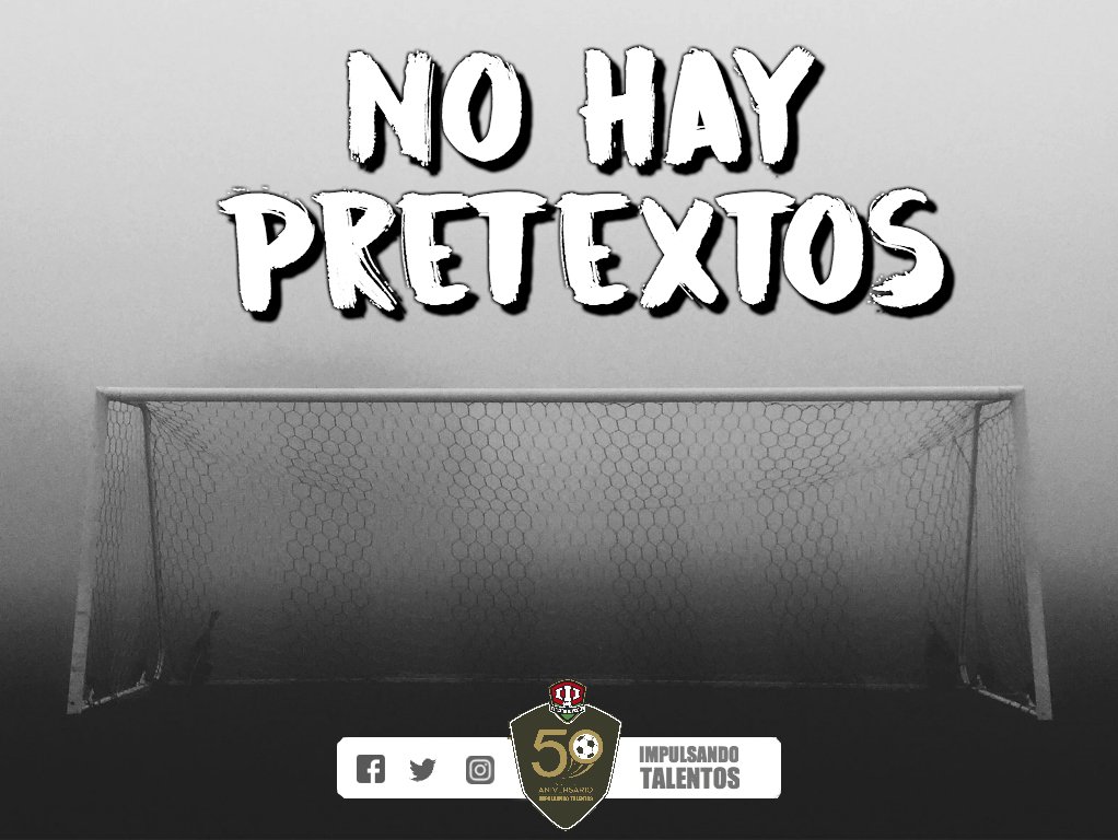 LigaTDP's tweet photo. ¡No hay pretextos! Supera tus límites y se tu mejor versión, día con día. 💪🏻 ⚽️ ¿Están listos para el Torneo 2017 - 2018 de la @3aDivision ? https://t.co/wFrO4A4RfA