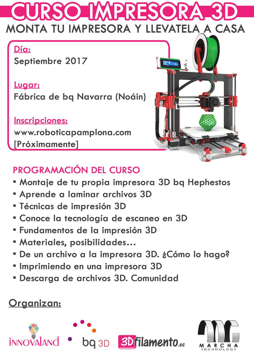 innovaland3d's tweet image. Adelanto de nuestro próximo taller: ¡Monta tu #impresora3D y llévatela a casa! Próximamente abrimos plazos de inscripciones.