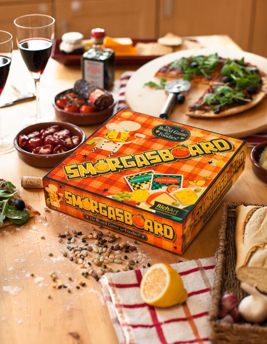 Who's the bigger #foodie; <a href="/kourtneykardash/">Kourtney Kardashian</a> or <a href="/KimKardashian/">Kim Kardashian</a>? Test yourself at bit.ly/smorgBG if you're game?#KardashianFoodies 🍷🧀🎲