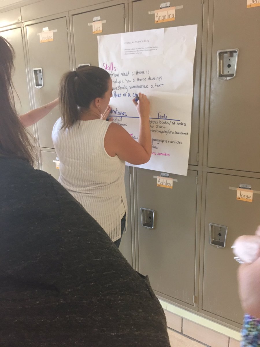 hps_PK12Lit's tweet photo. 7/8 ELA teachers unpacking standards for meta-cognitive skills #uptherigor #leadingforliteracy @HartfordSuper @kmcbones @kwwoods https://t.co/t5G94ywEjV