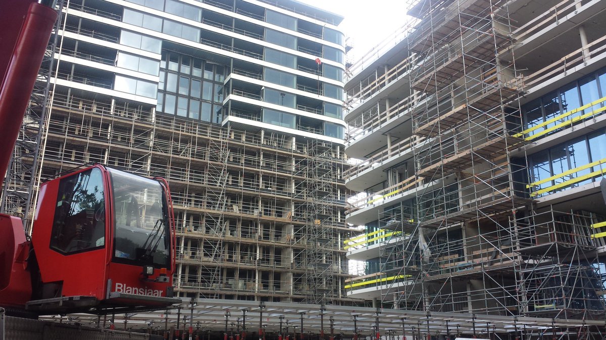 Op project park @HoogOostduin in Den Haag worden bouwdeel A, B en C aan elkaar "gesmolten"
