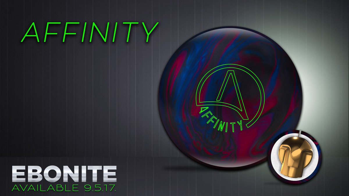 An Affinity for striking! The new Affinity creates a powerful 1-2 punch paired with the Phenom Pearl. Available 9.5.17. 👊🥊#Ebonite #Affinity