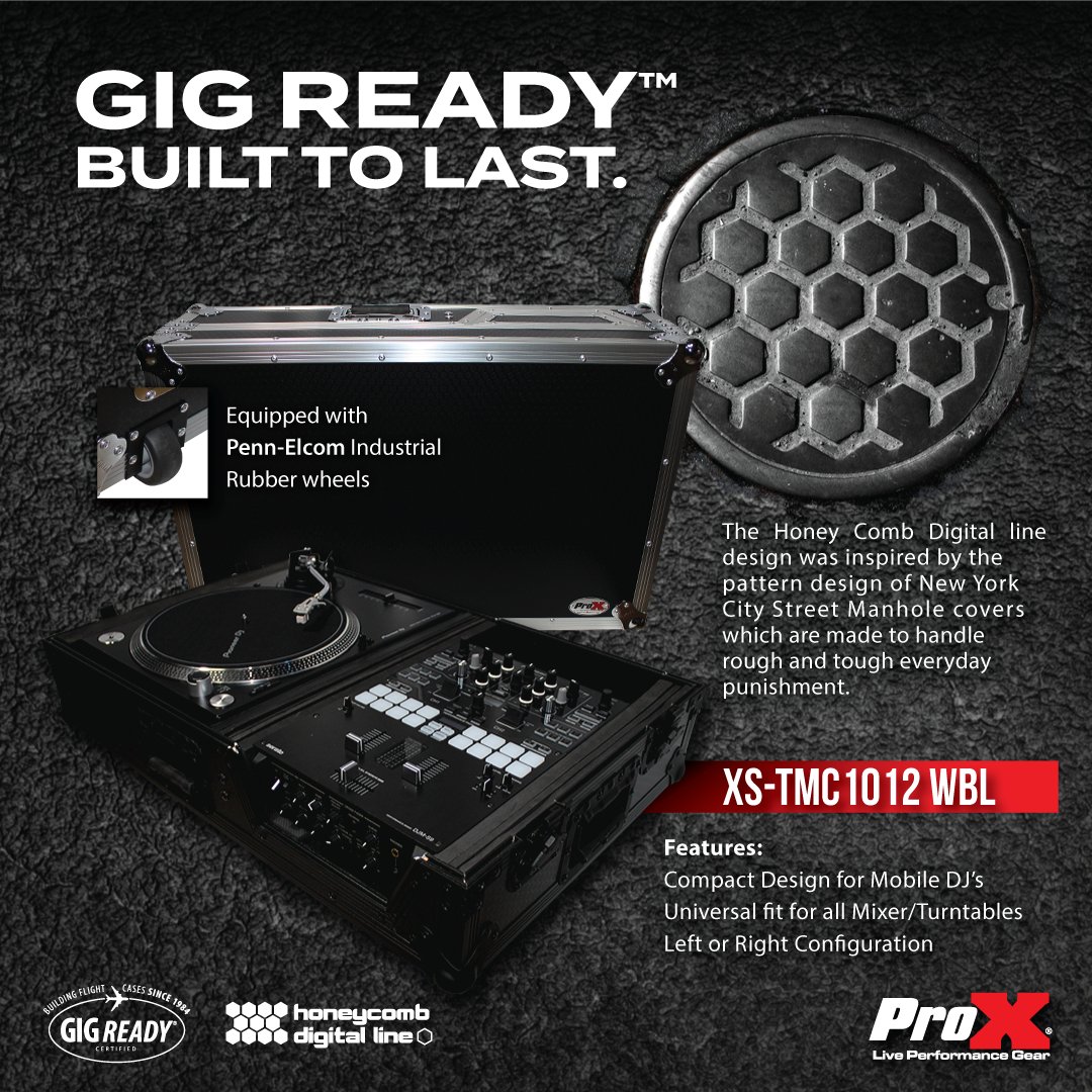 proxdirect's tweet photo. The TOUGHEST Single Turntable/Mixer Case has ARRIVED! This case is the BEST option for Mobile DJ's who like to travel light! #proxcases https://t.co/F776wspIRE